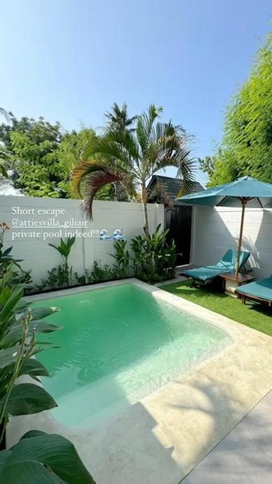 Atties Villa Gili Air Luaran gambar